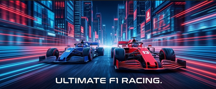 Race track scene